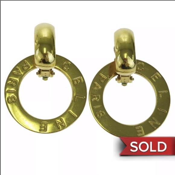 Authentic CELINE Earrings - Picture 1 of 7